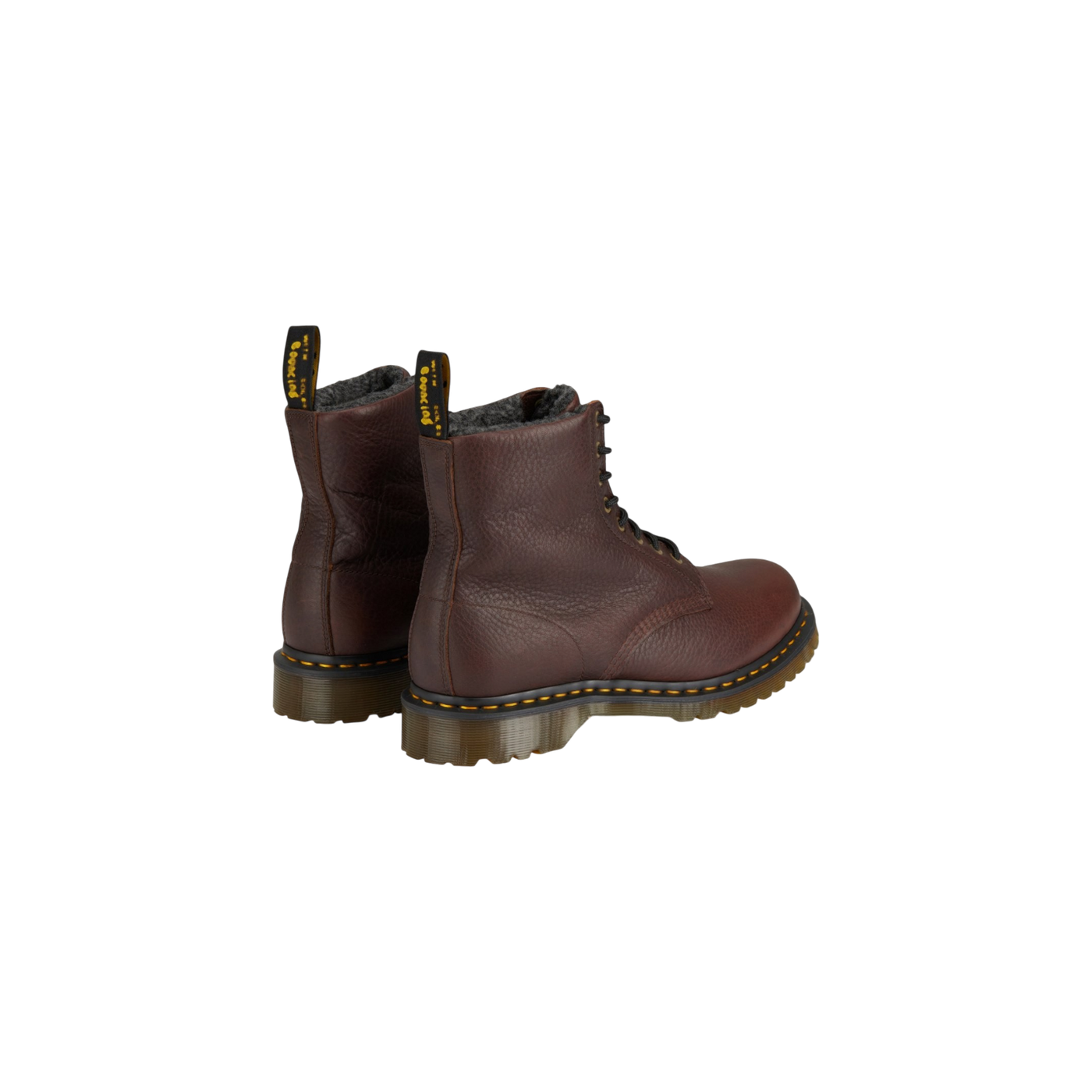 Dr. Martens Lace-up Boots 1460 Fed Dark Brown / Yellow