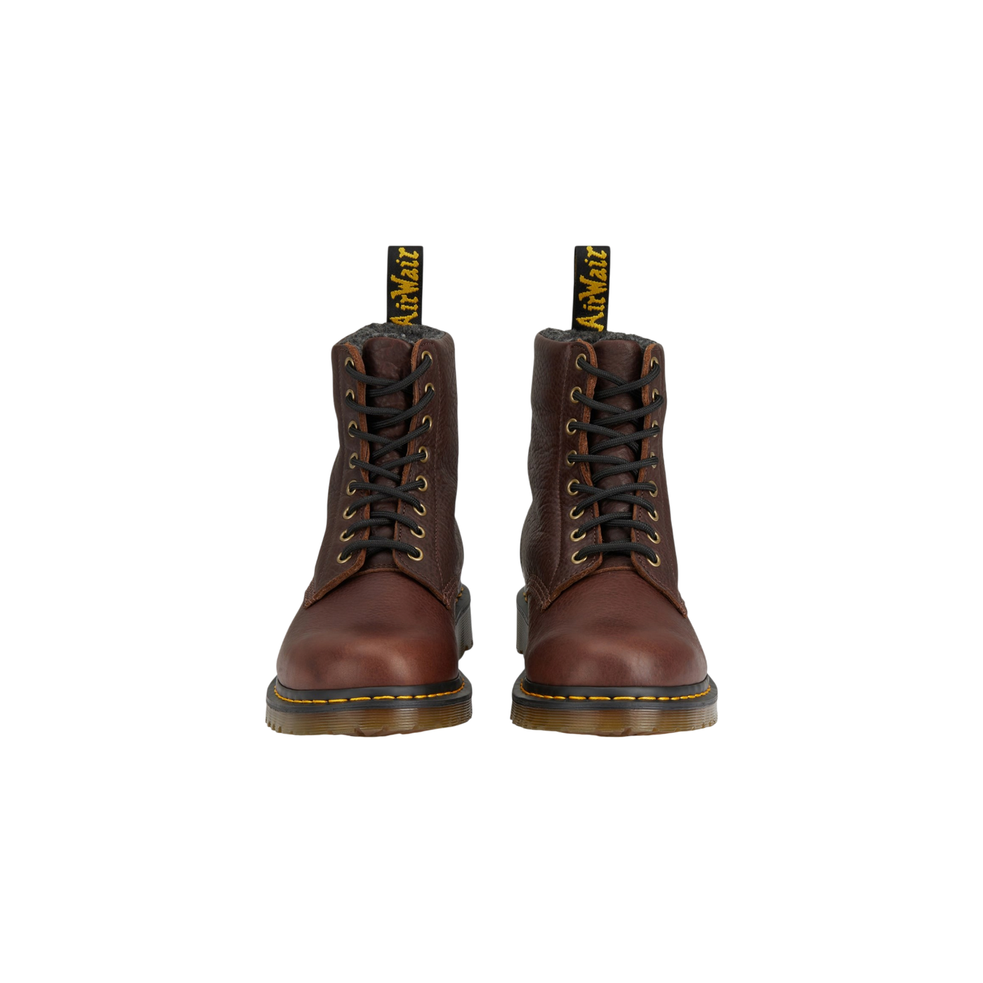 Dr. Martens Lace-up Boots 1460 Fed Dark Brown / Yellow