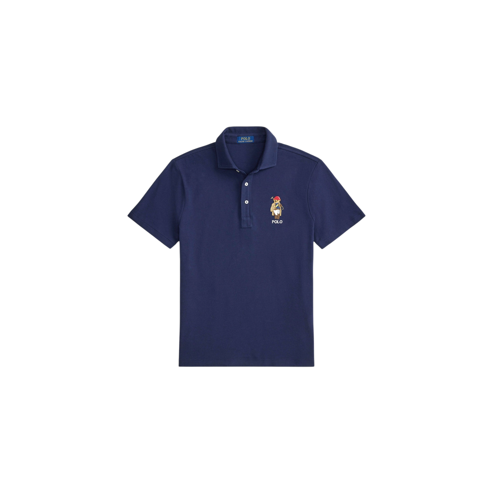 Polo Ralph Lauren Piqué Polo Shirt Dark Blue / Brown / Dark Red