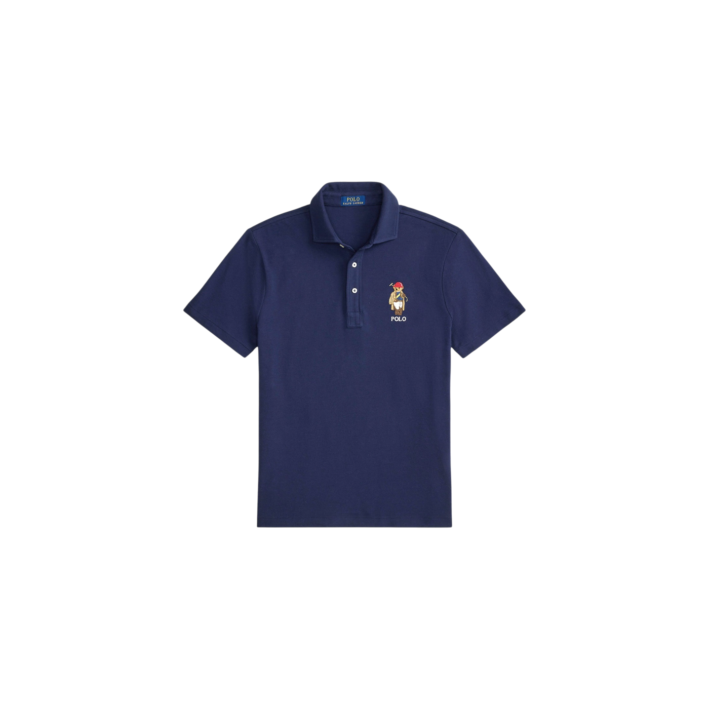 Polo Ralph Lauren Piqué Polo Shirt Dark Blue / Brown / Dark Red