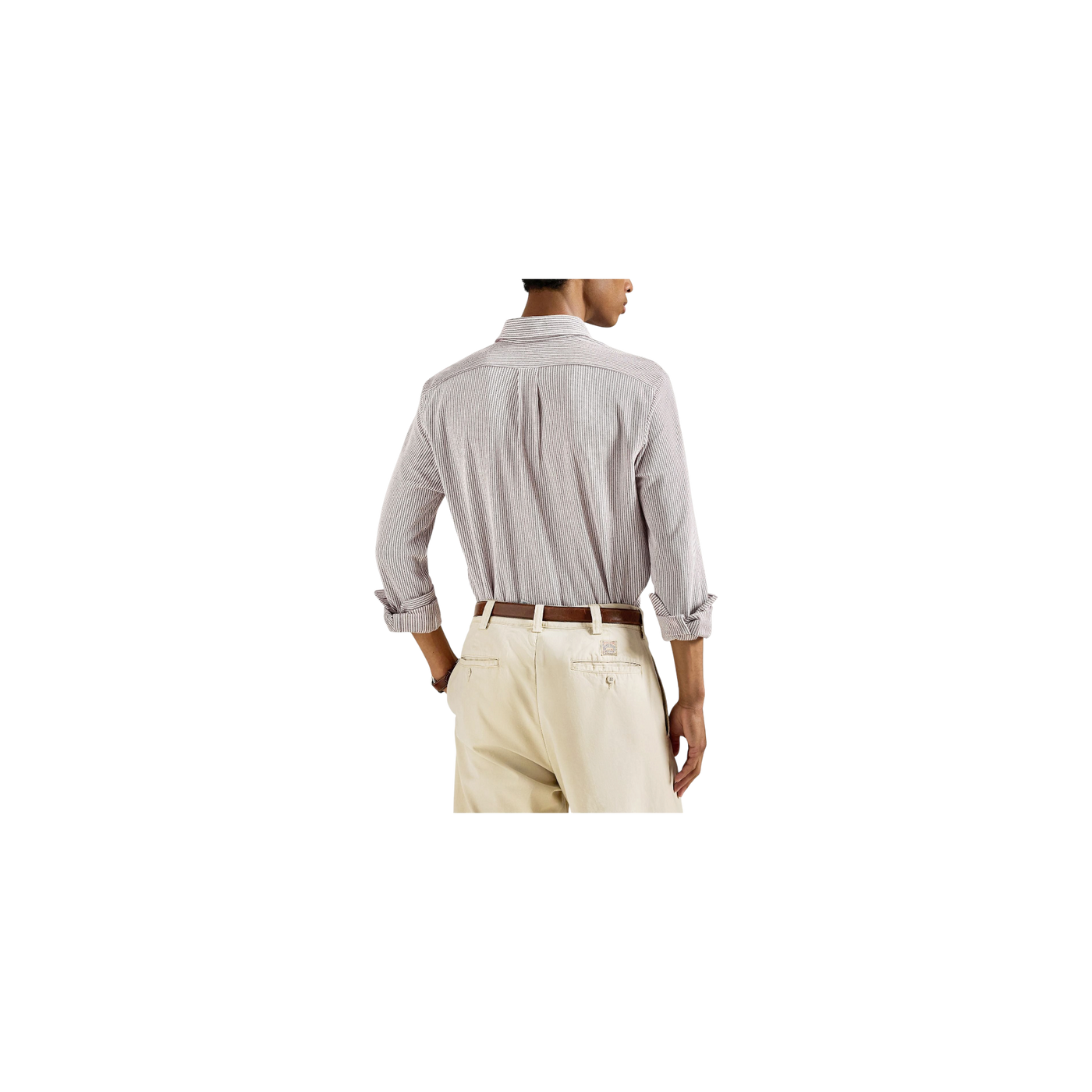 Polo Ralph Lauren Oxford Shirt Regular Fit Dark Red / White