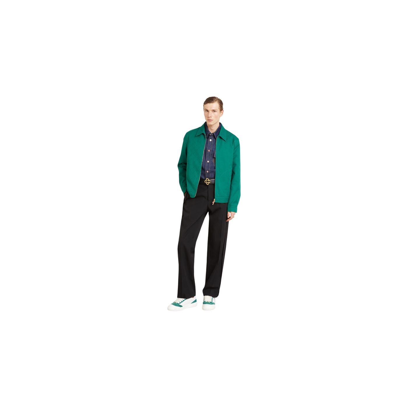 Casablanca Jacquard Jacket Green