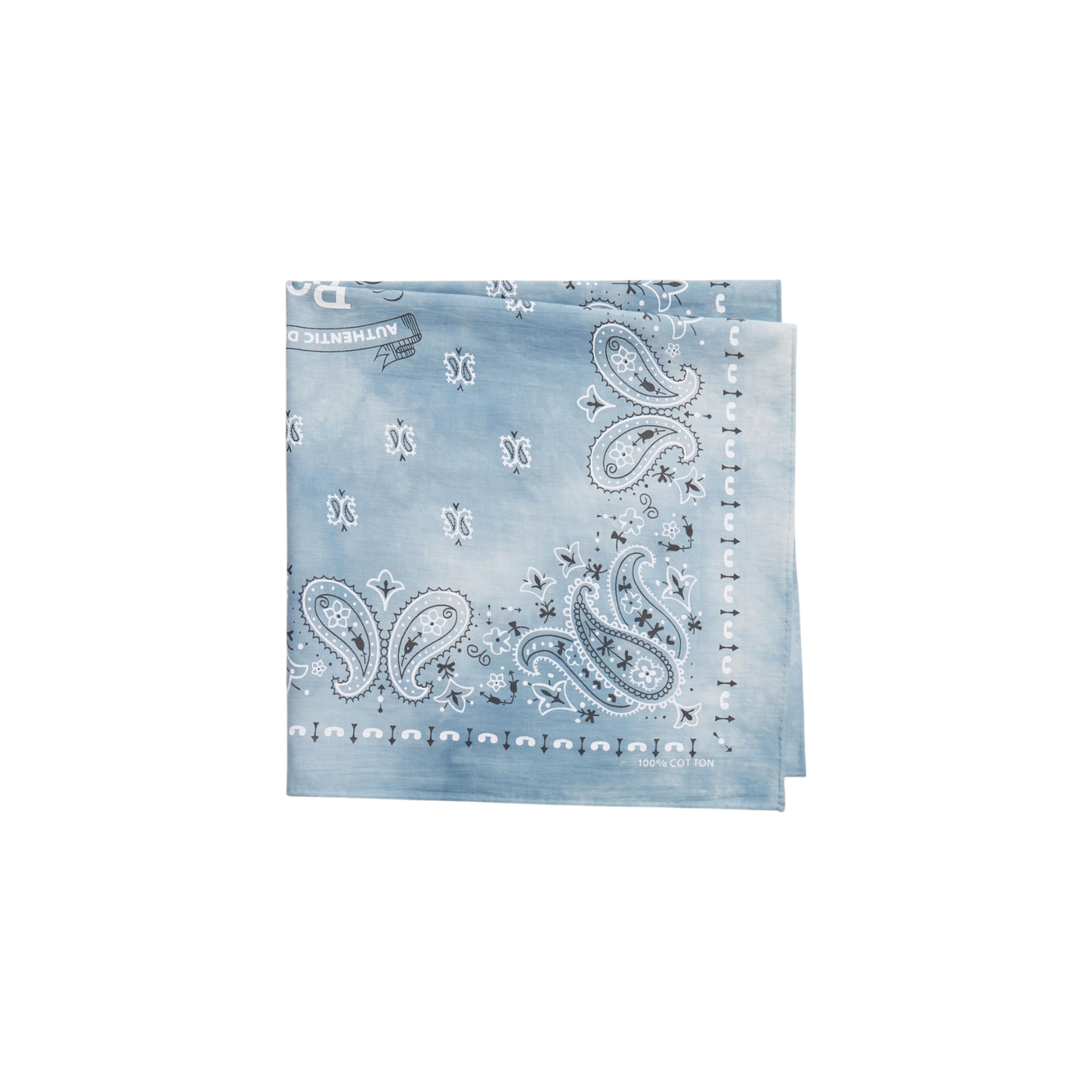Polo Ralph Lauren Scarf Blue Gray / White / Black