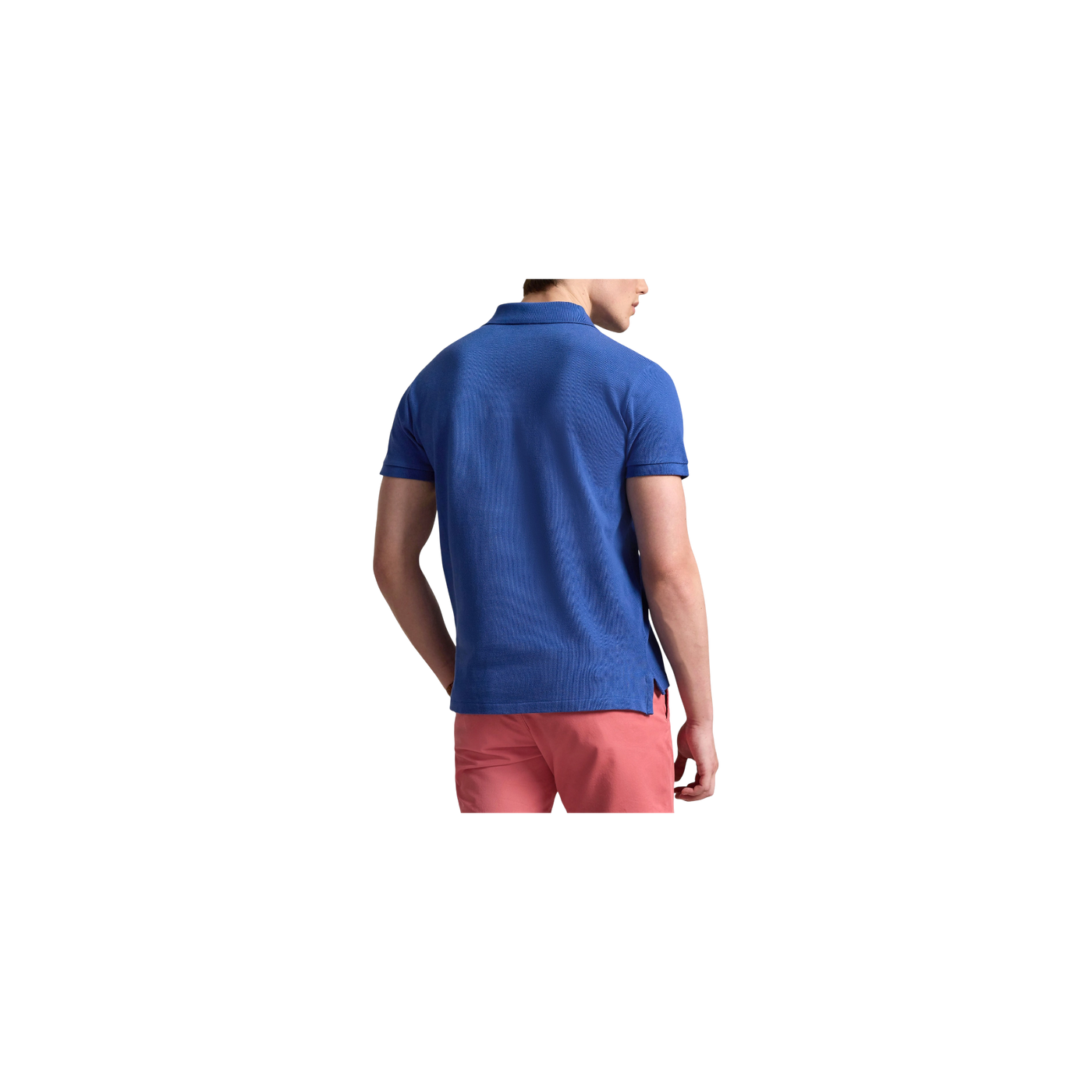 Polo Ralph Lauren Piqué Polo Shirt Custom Slim Fit Blue
