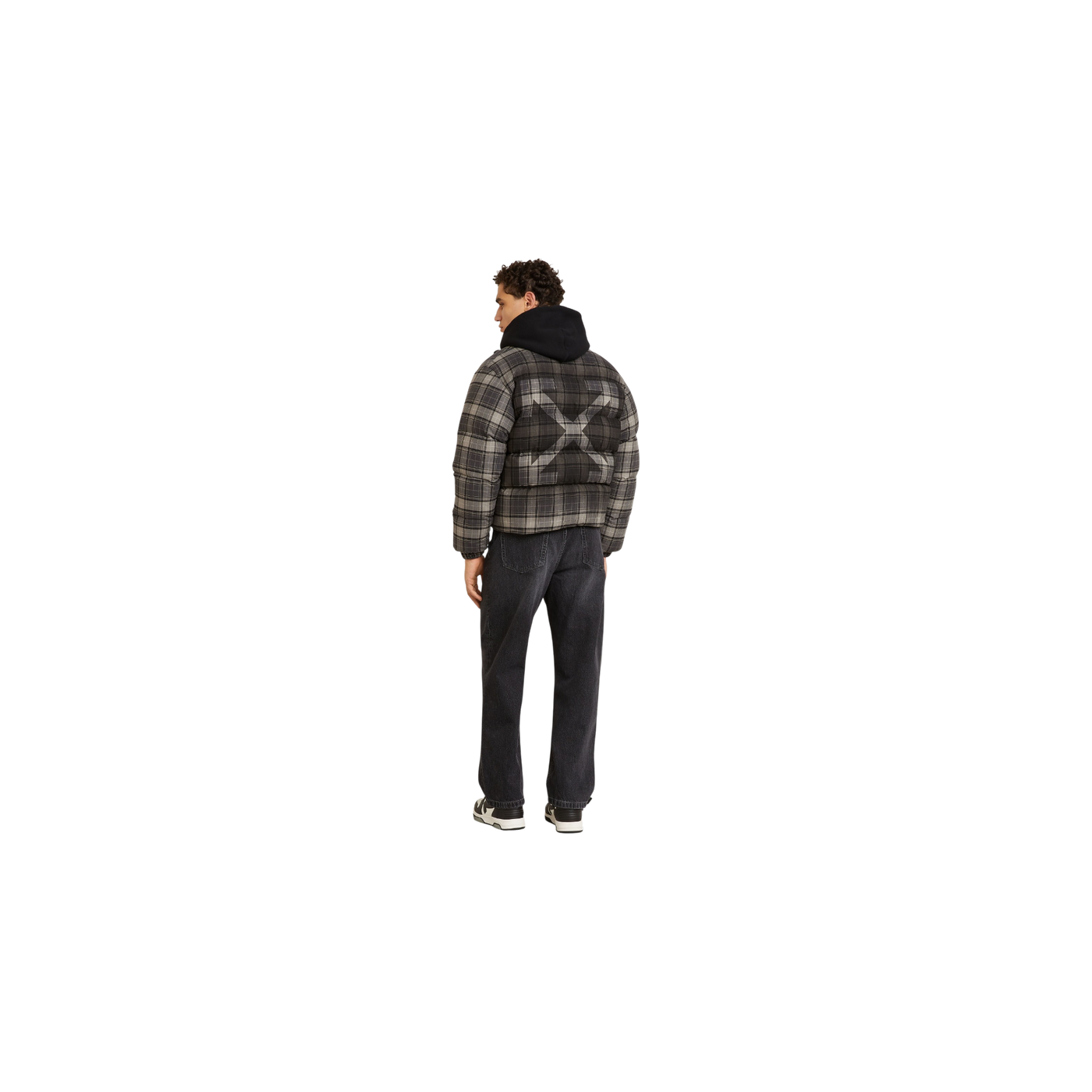 Off-White Down Jacket Dark Gray / Gray