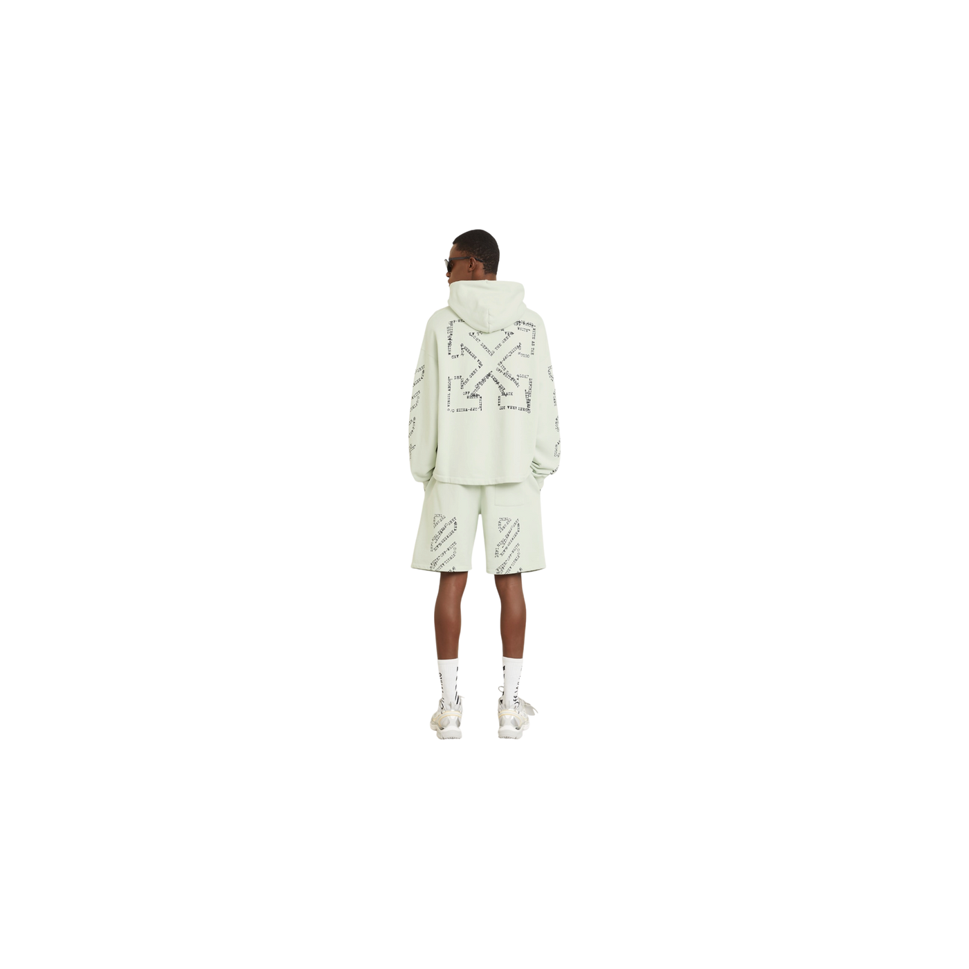 Off-White Hoodie Mint / Black