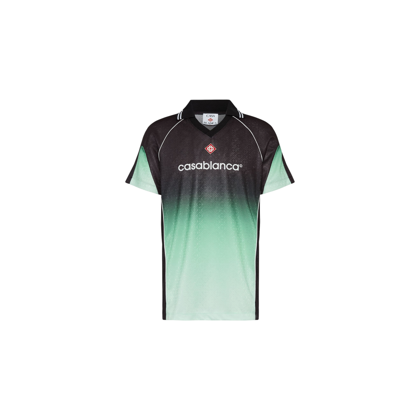 Casablanca T-shirt Black / Mint / White