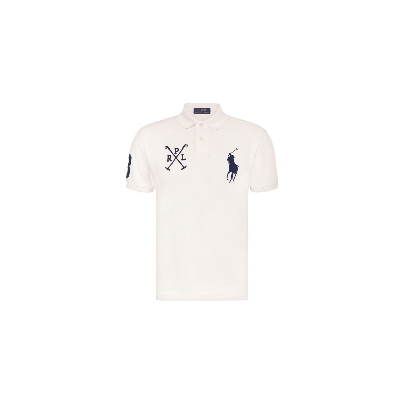 Polo Ralph Lauren Piqué Polo Shirt Custom Slim Fit White