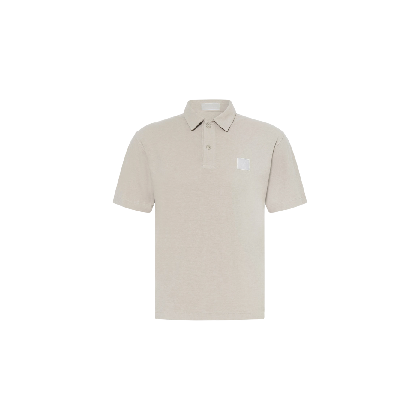 Stone Island Jersey Polo Shirt Ghost Light Gray