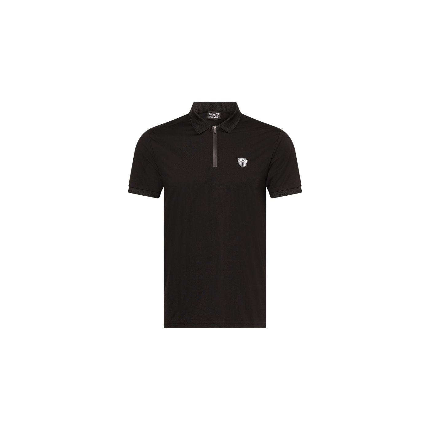 Ea7 Emporio Armani Train Premium Functional Polo Shirt Black