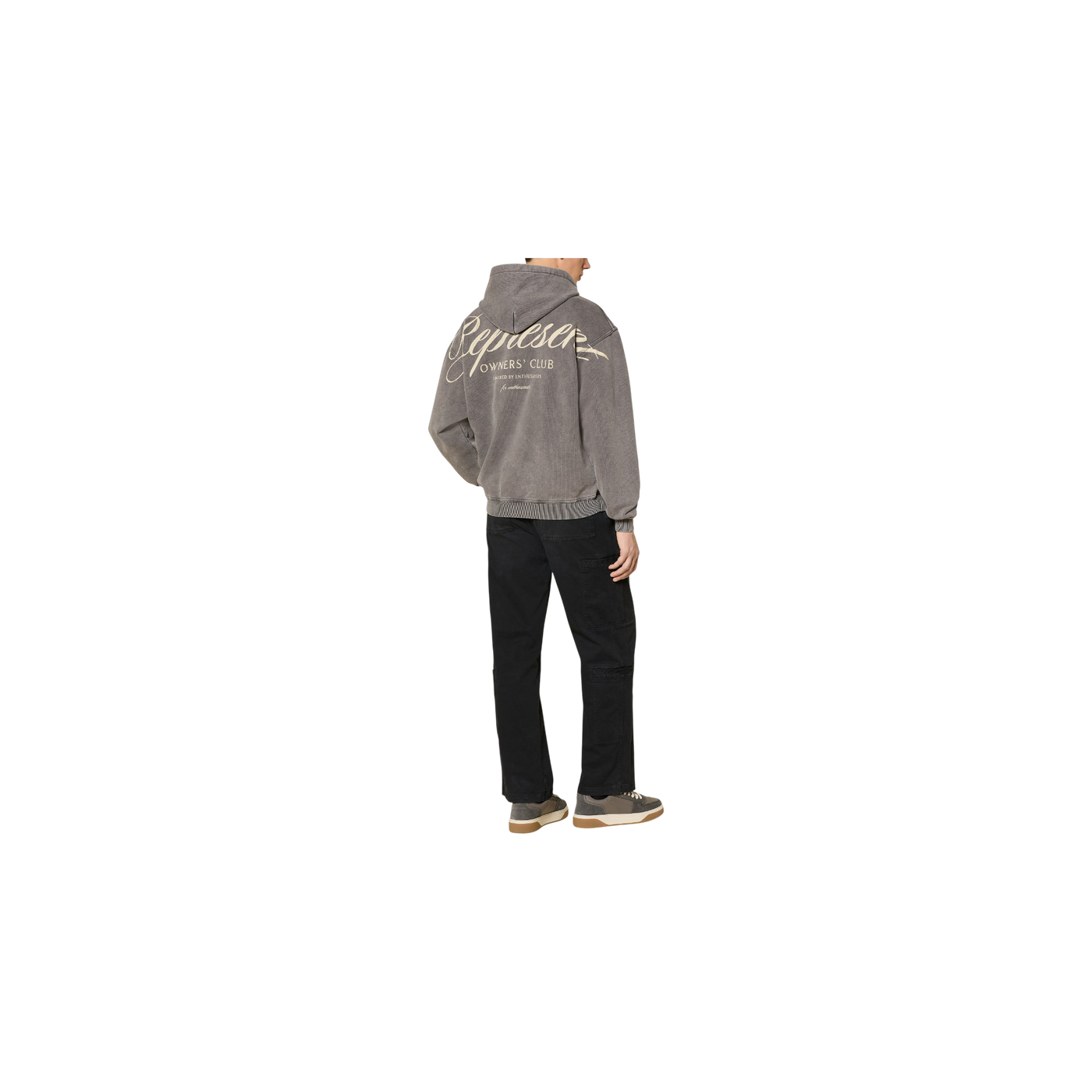 Represent Hoodie Gray / Beige