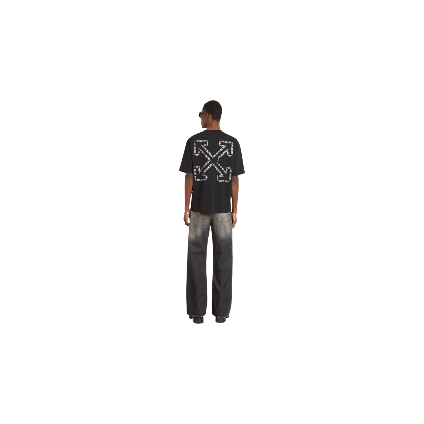 Off-White T-shirt Black / Light Gray