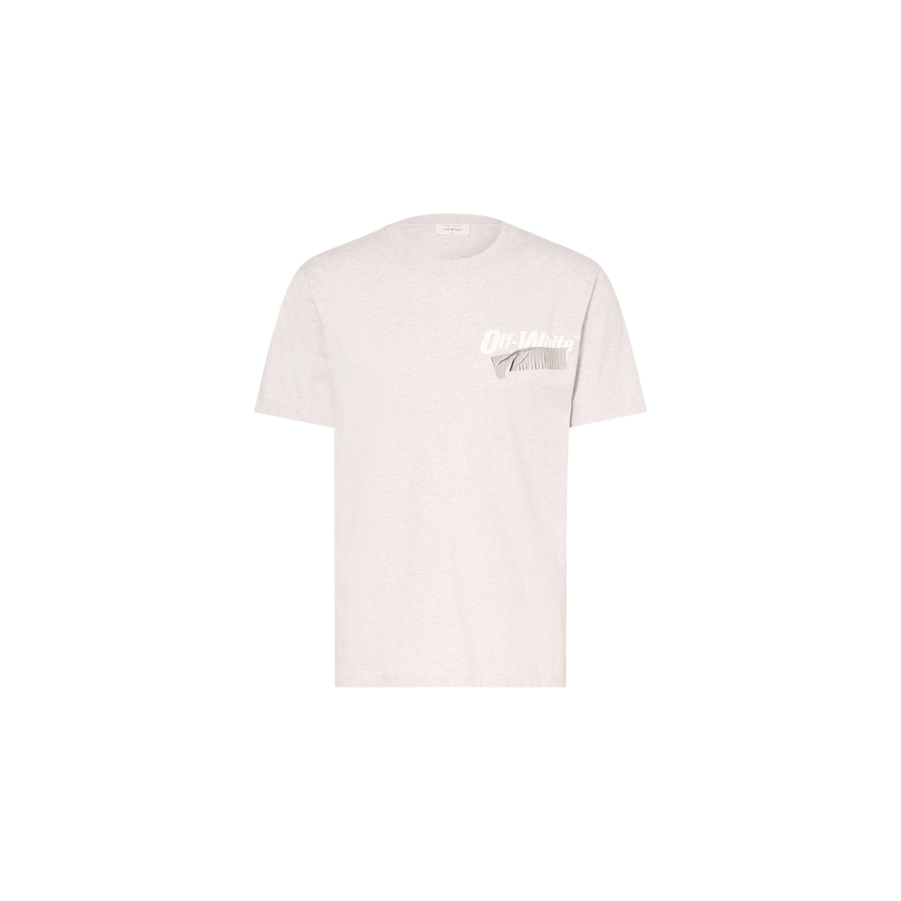 Off-White T-shirt Cupid Tape Light Gray / Black / White