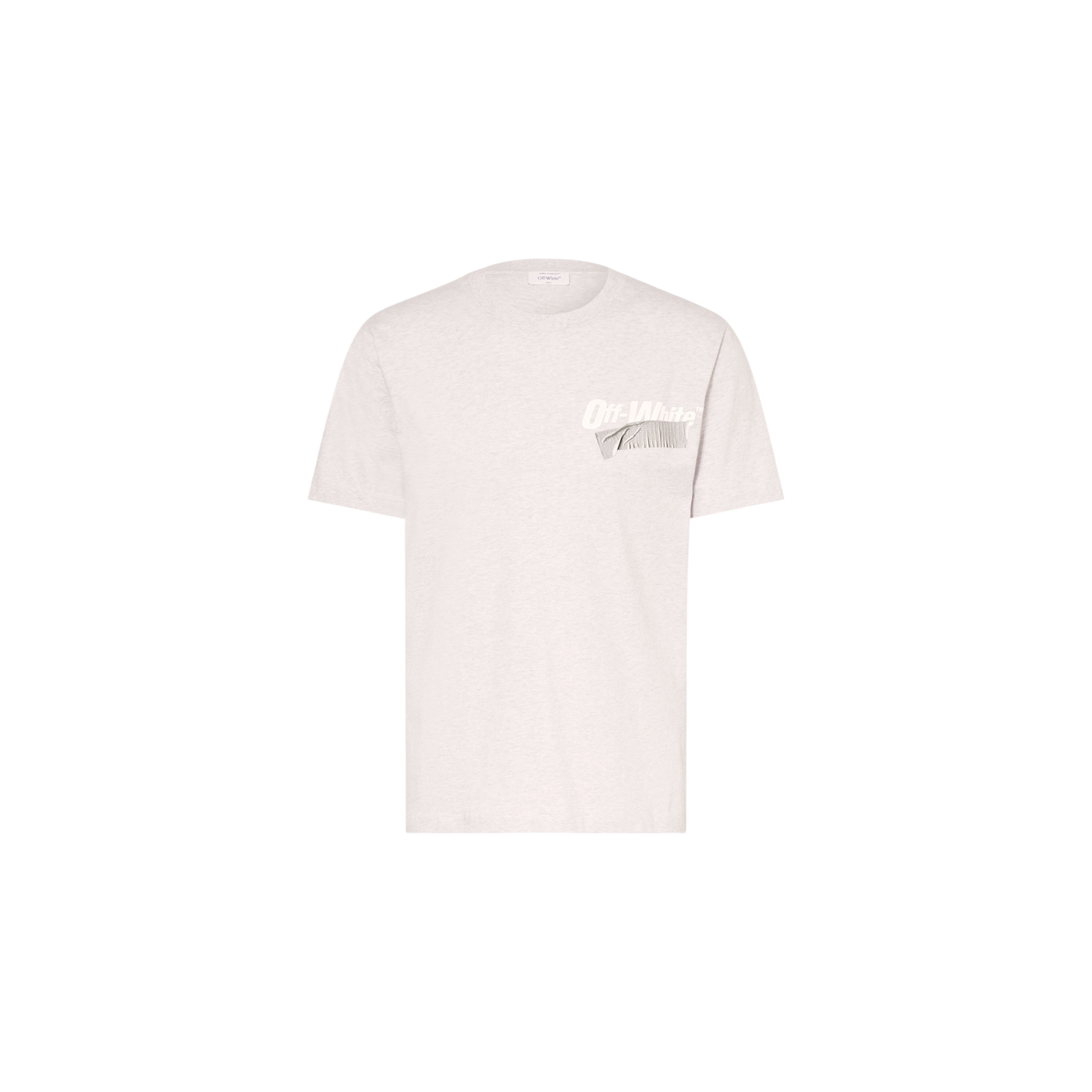 Off-White T-shirt Cupid Tape Light Gray / Black / White