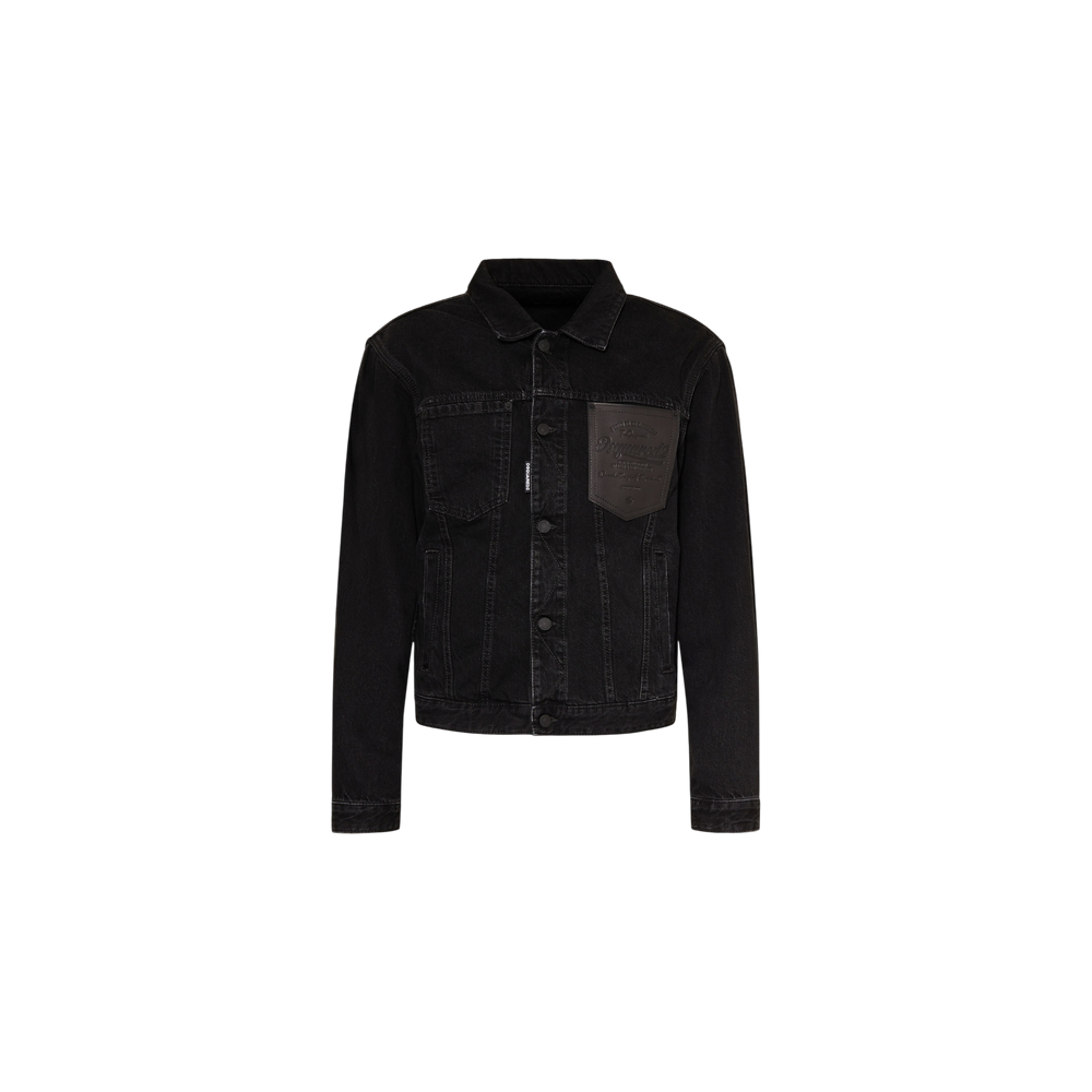 Dsquared2 Black Denim Jacket