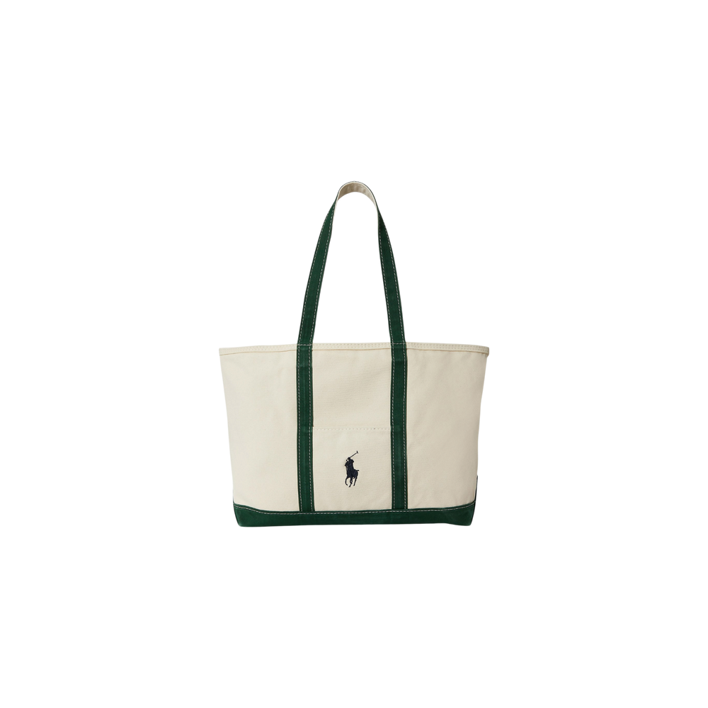 Polo Ralph Lauren Tote Bag Cream / Green