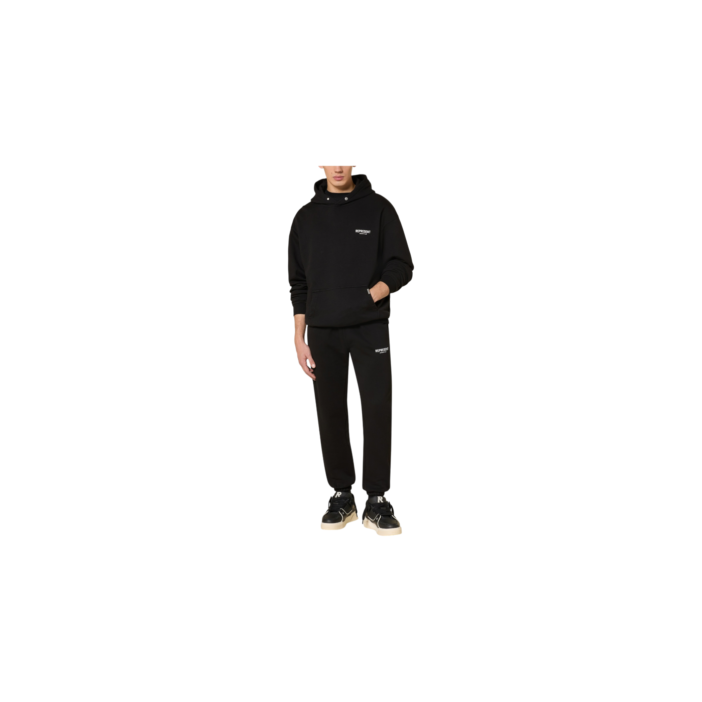 Represent Oversized Hoodie Represent Owners' Club Black / White