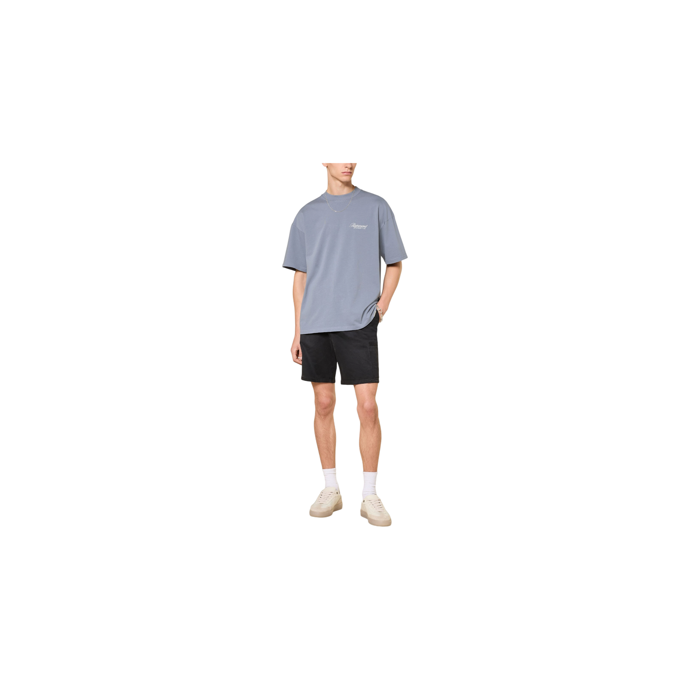 Represent T-shirt Blue Gray