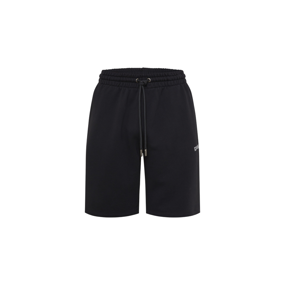 Off-White Heraldic Arrow Skate Sweat Shorts Black / White