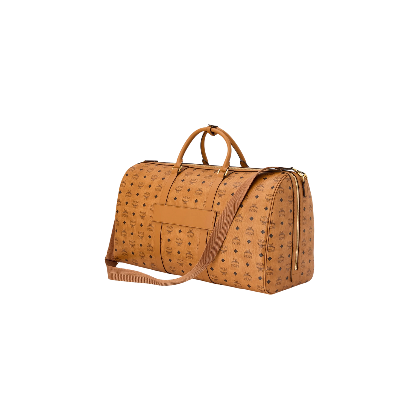 Mcm Weekender Ottomar Cognac / Black