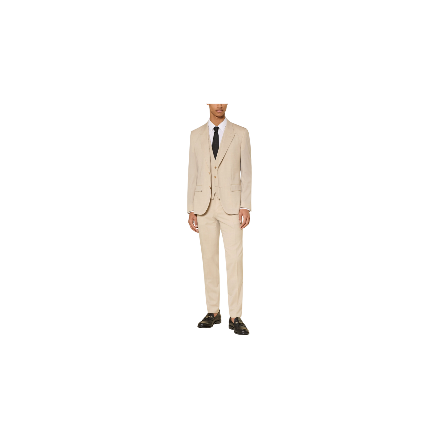 Hugo Henry Getlin Slim Fit Suit Beige