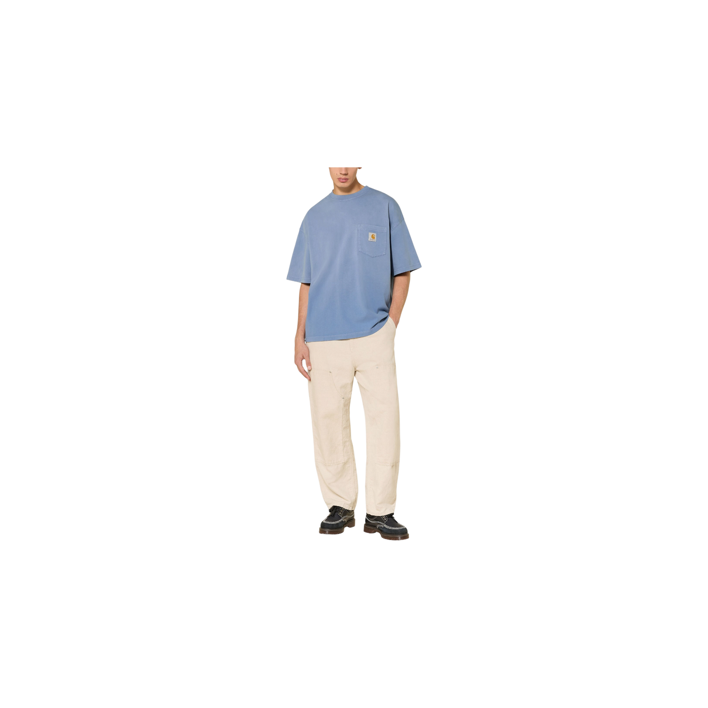 Carhartt Wip T-shirt Hudson Light Blue