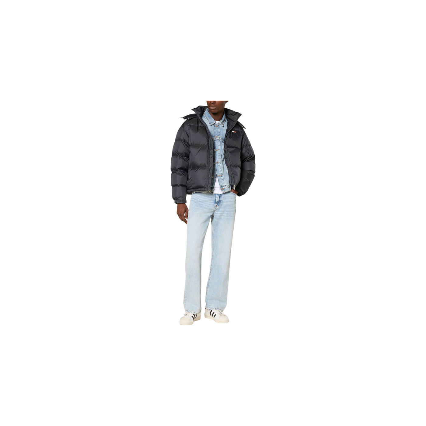 Tommy Jeans Down Jacket Alaska With Detachable Hood Dark Blue