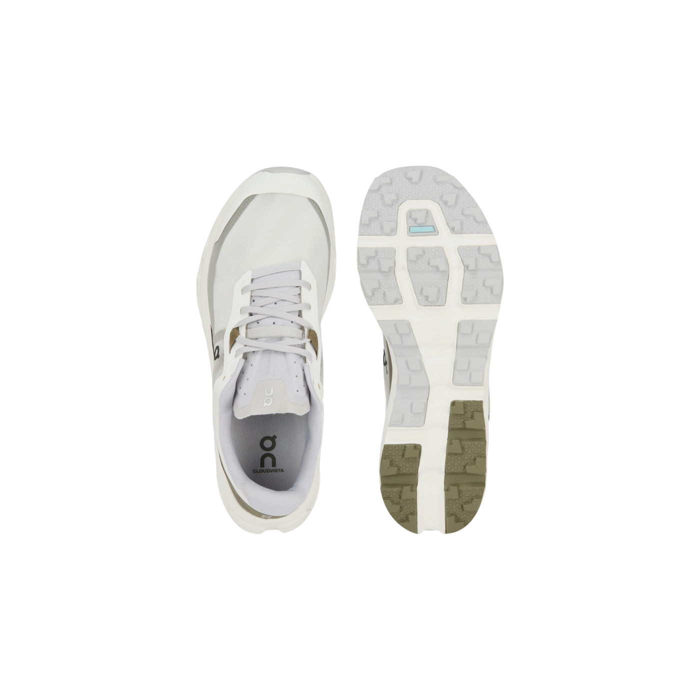 On Cloudvista 2 Trail Running White / Olive