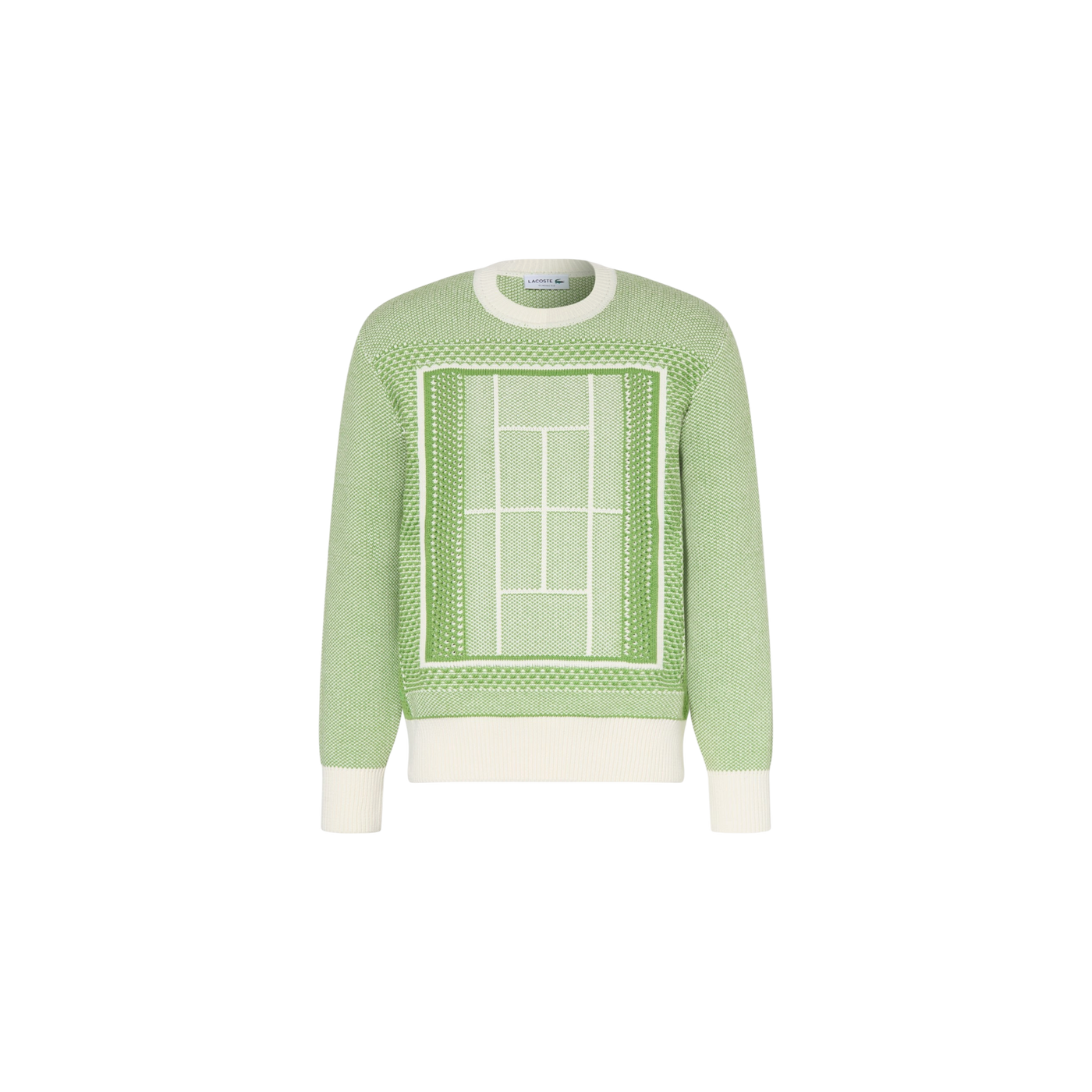Lacoste Sweater Green / White