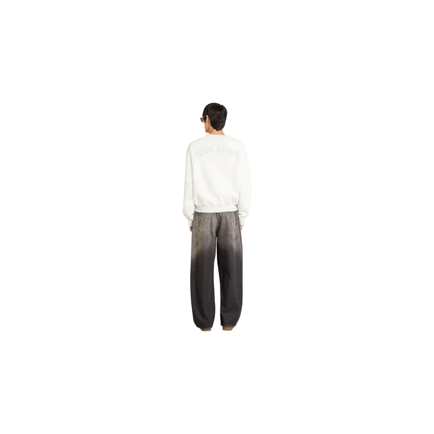 Palm Angels Sweatshirt Ecru