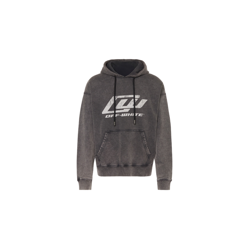 Off-White Hoodie Dark Gray / Gray