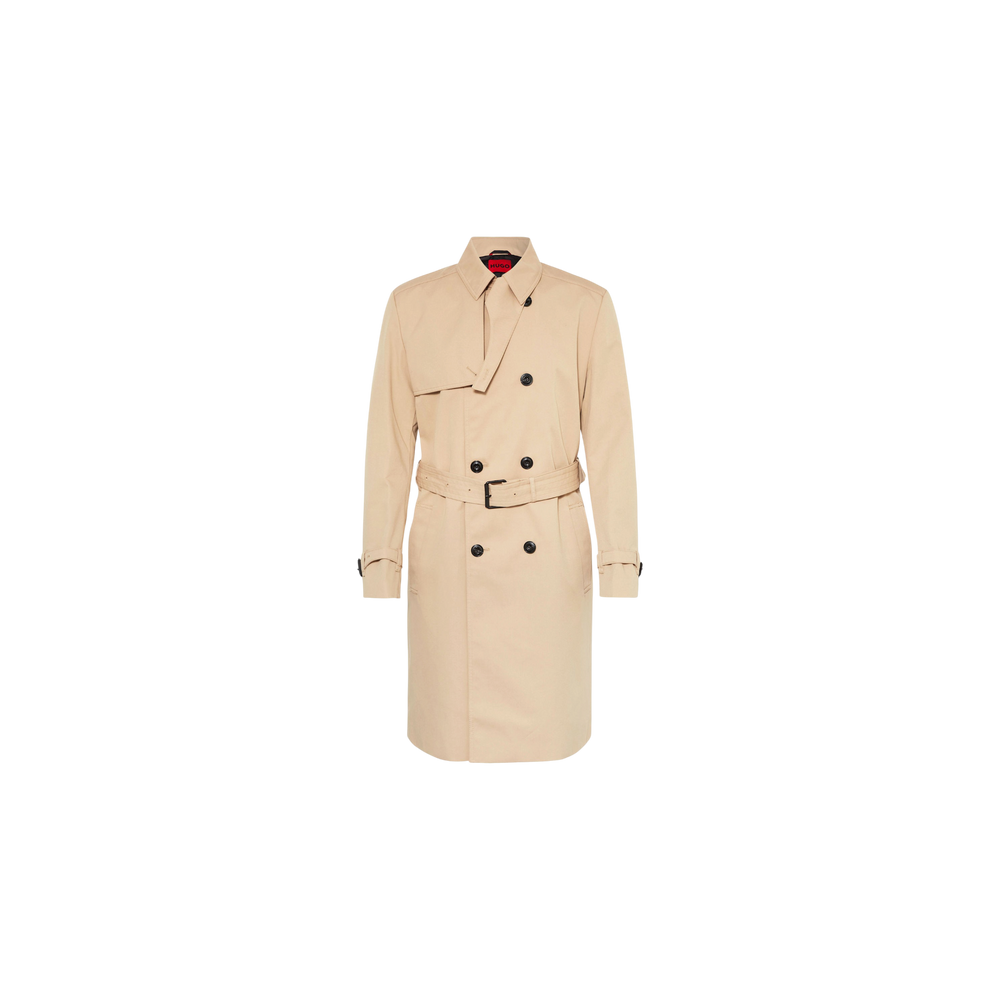 Hugo Trench Coat Maluks Beige