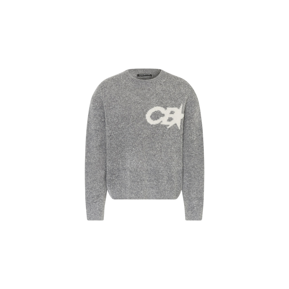 Cole Buxton Cb Star Sweater Gray / White