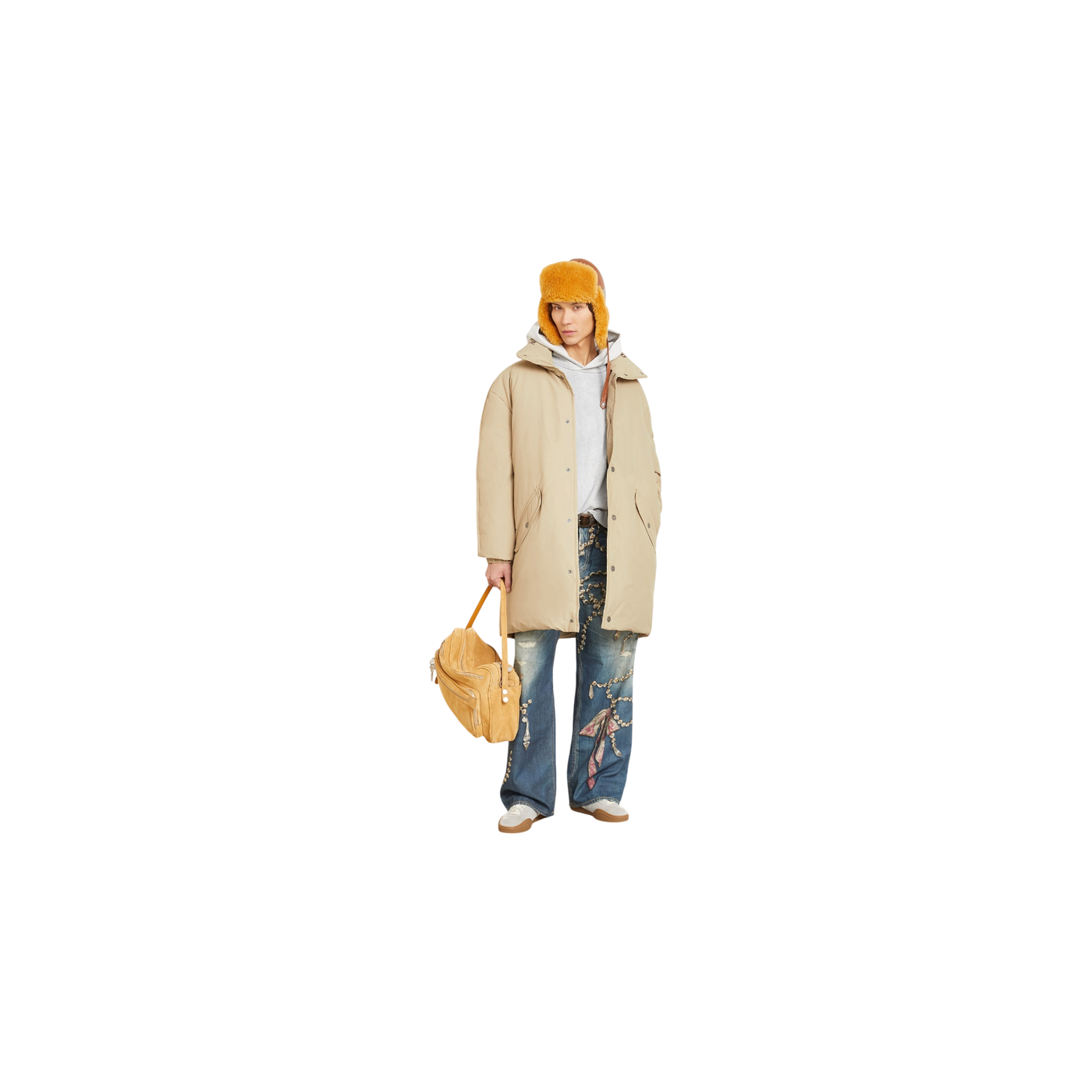 Acne Studios Parka Light Brown