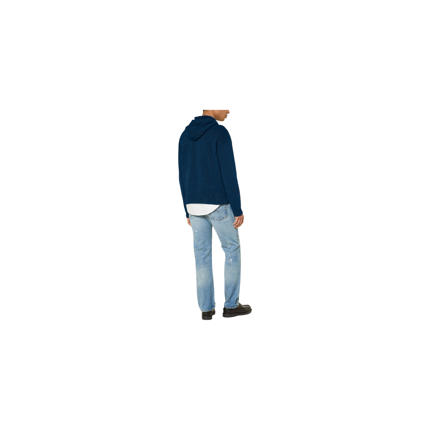 Polo Ralph Lauren Knitted Hoodie Dark Blue
