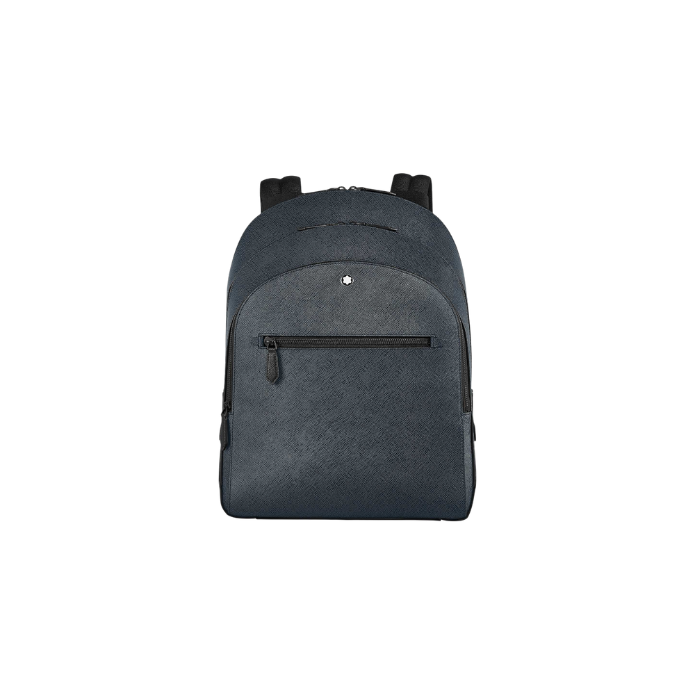 Montblanc Saffiano Backpack Sartorial Medium Dark Blue / Black