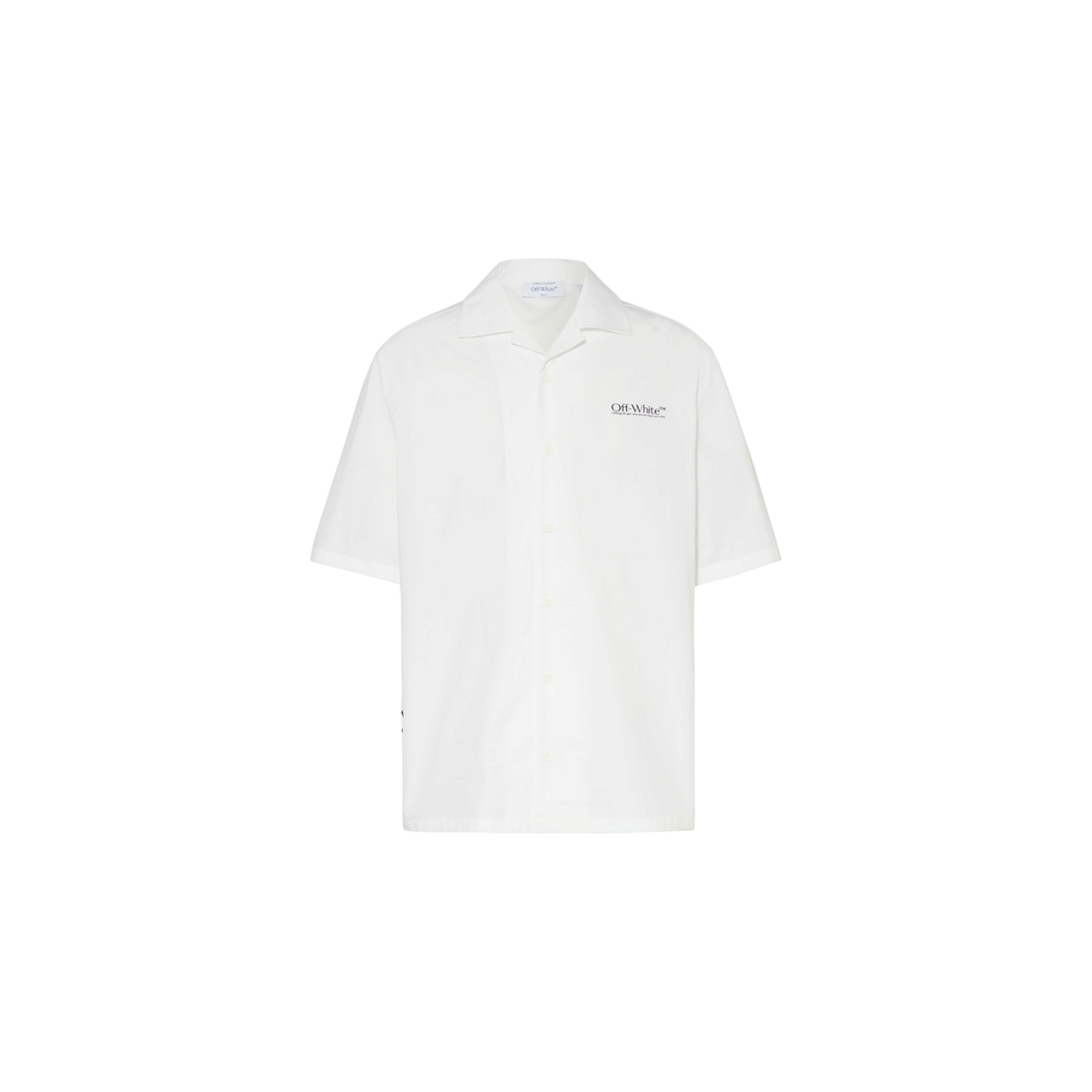 Off-White Comfort Fit Resort Shirt White / Black