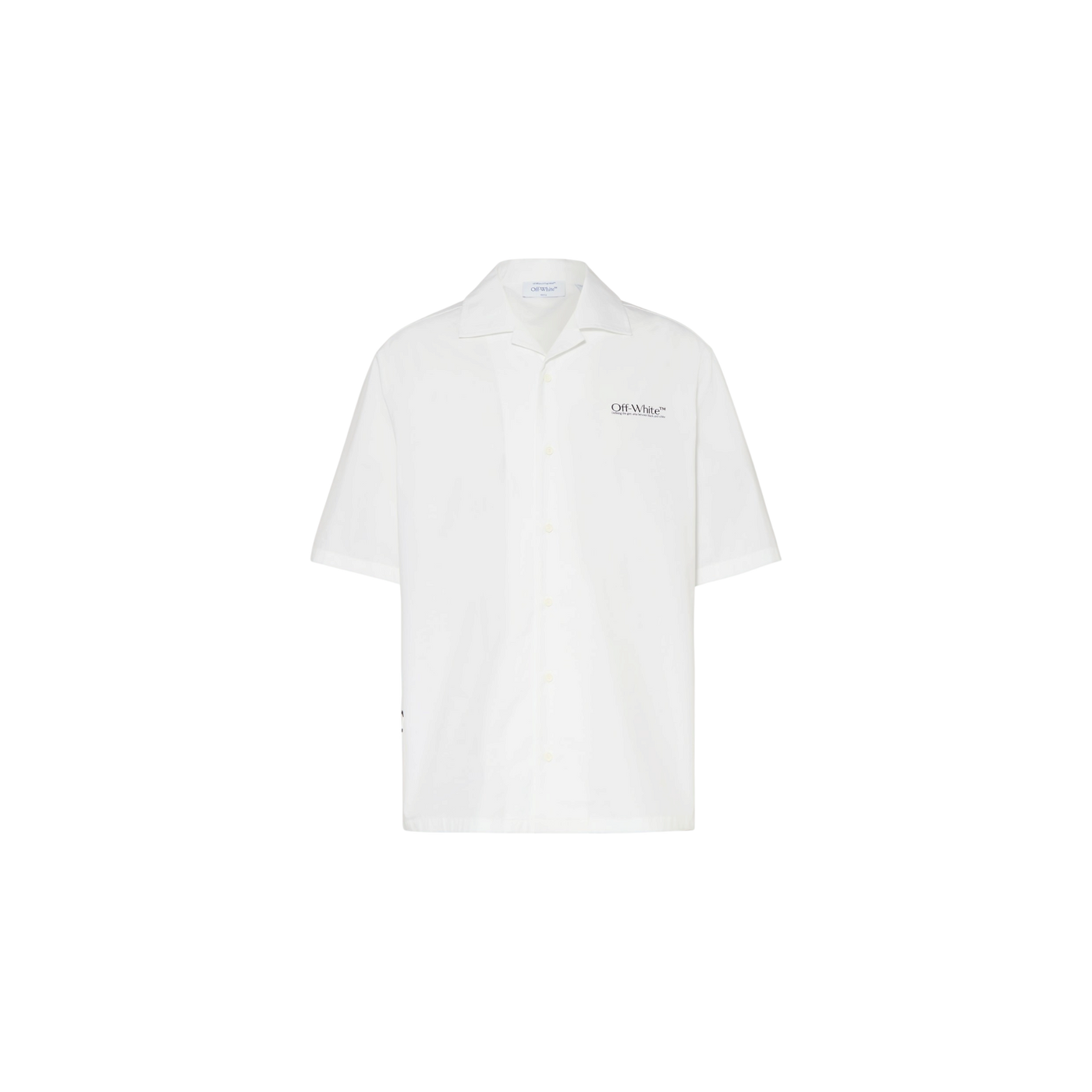 Off-White Comfort Fit Resort Shirt White / Black