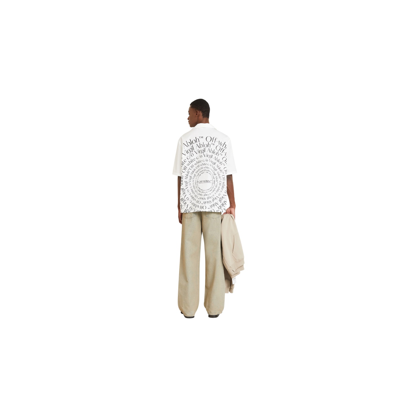 Off-White Comfort Fit Resort Shirt White / Black