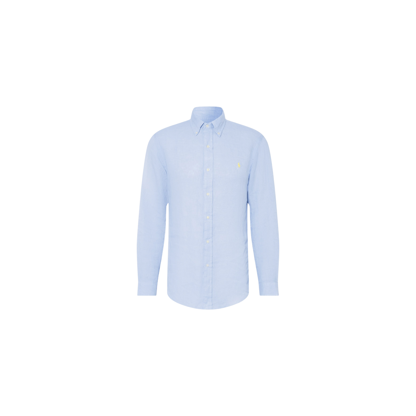 Polo Ralph Lauren Linen Shirt Custom Fit Light Blue