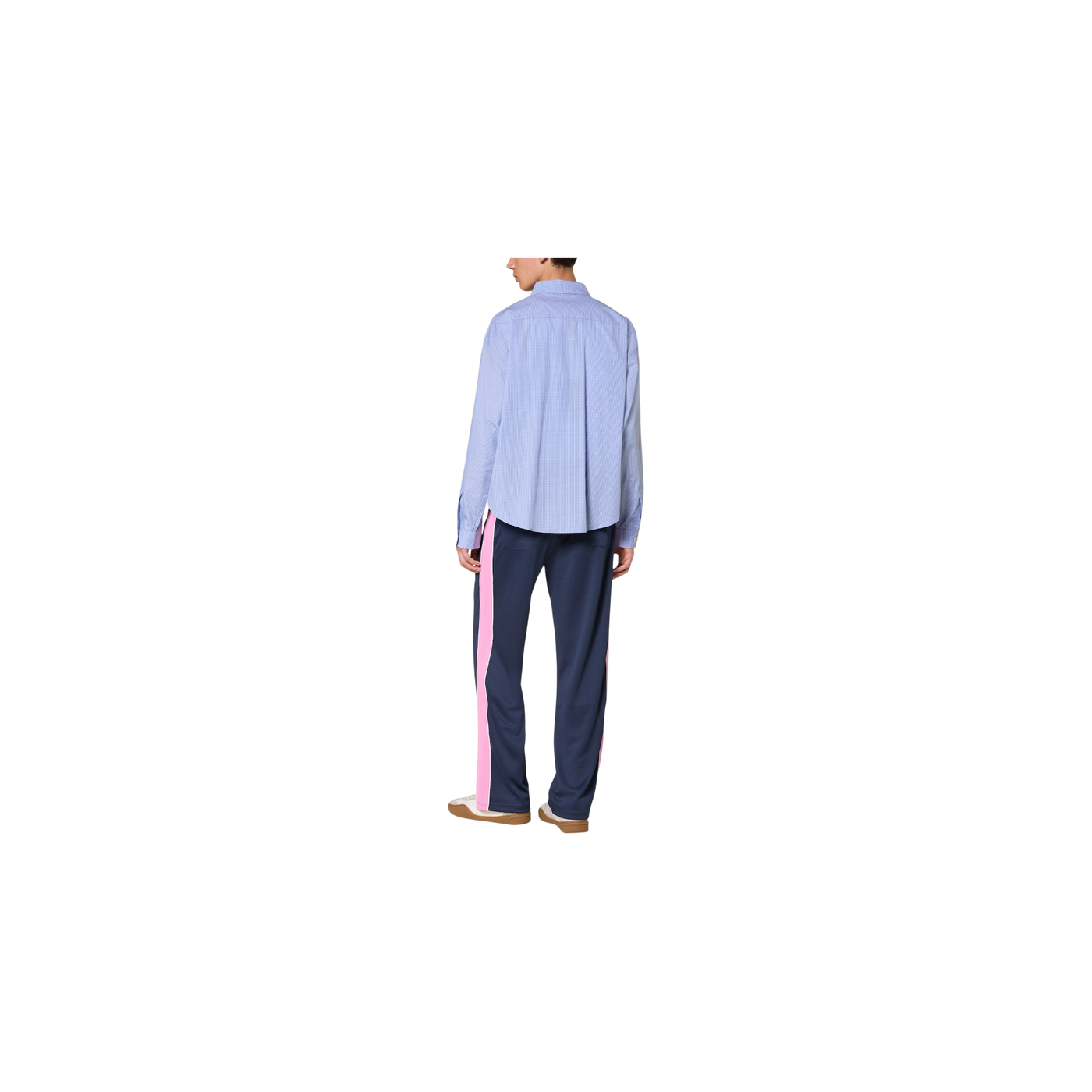 Cole Buxton Shirt Comfort Fit Light Blue Gray White