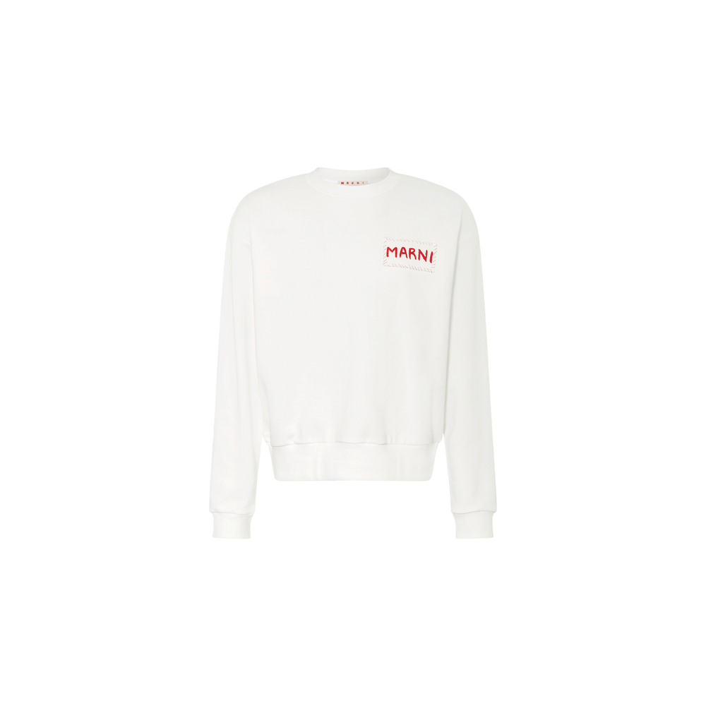 Marni Oversized Sweatshirt Ecru