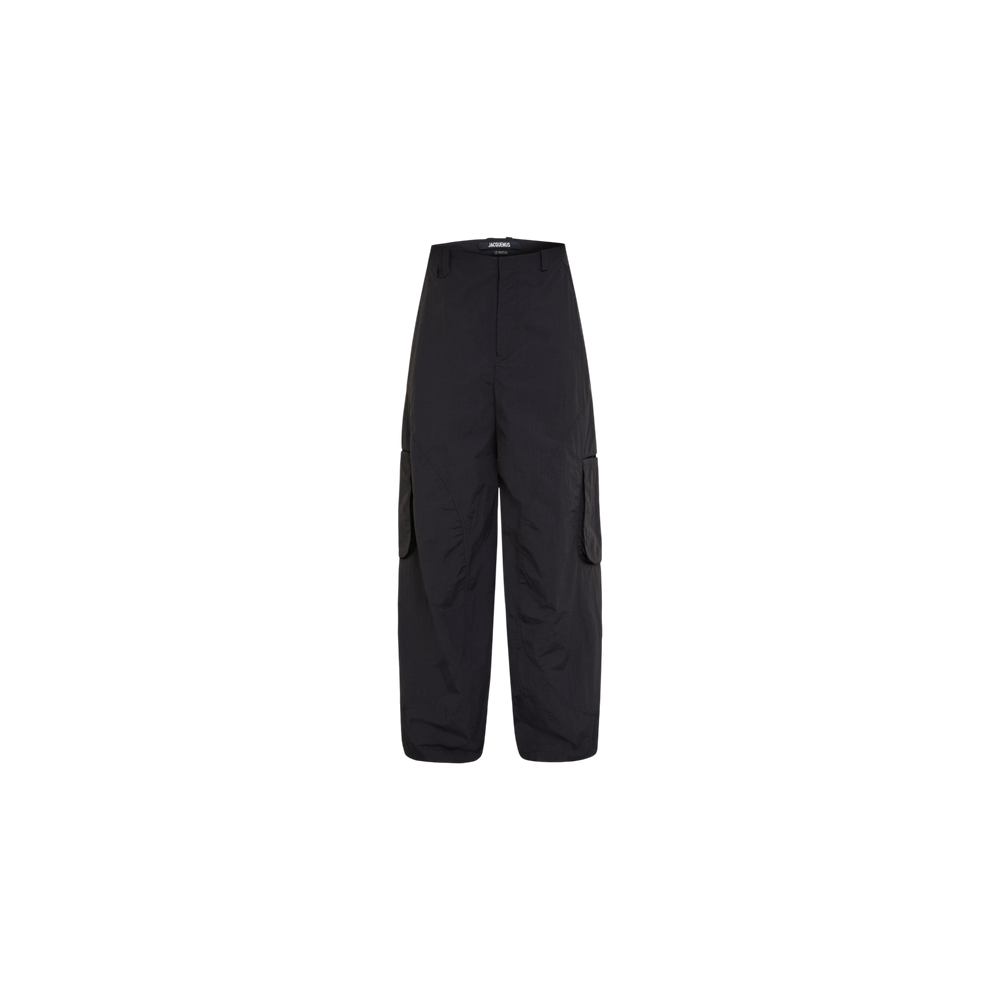 Jacquemus Cargo Pants Le Cargo Molino Wide Fit Black