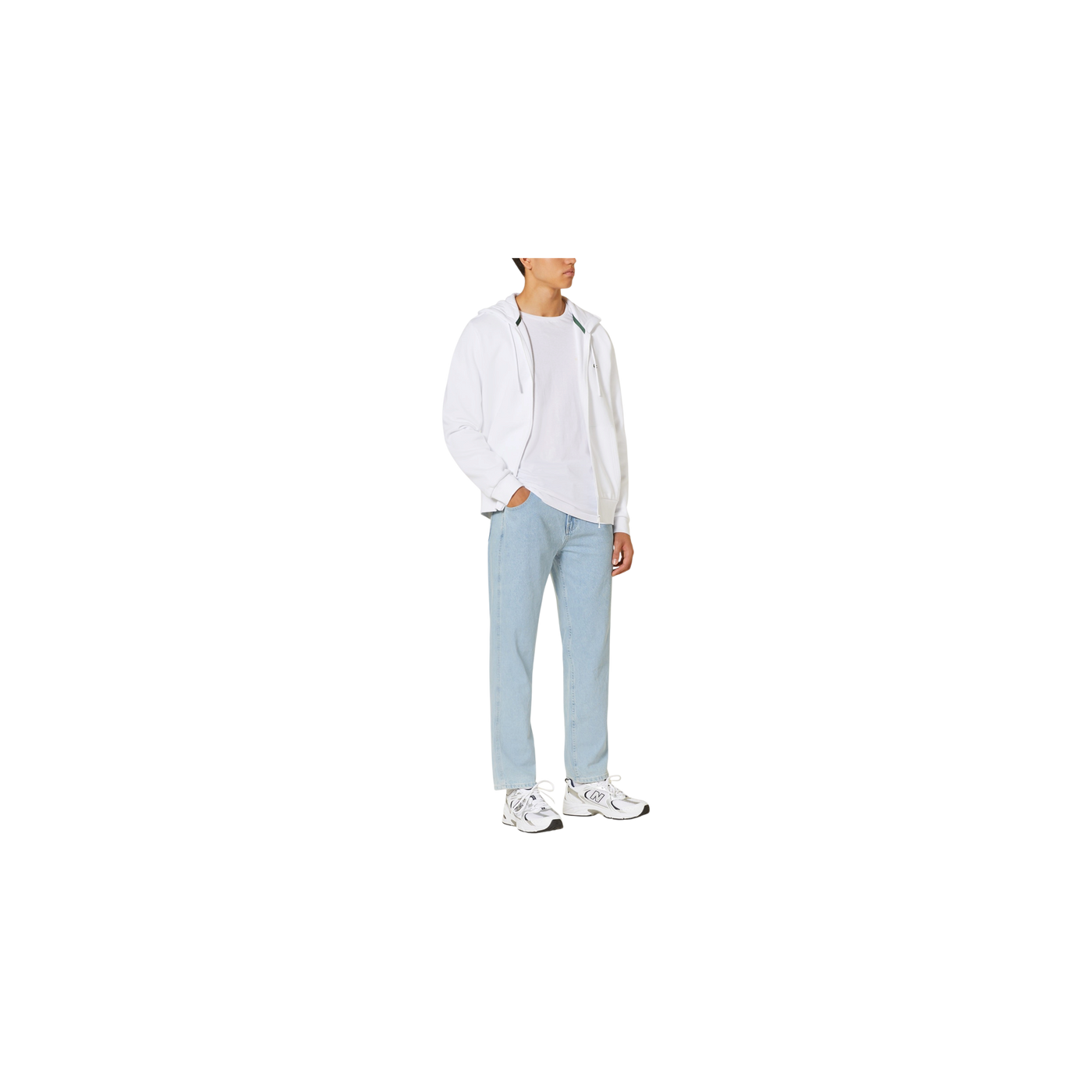 Lacoste Sweat Jacket White