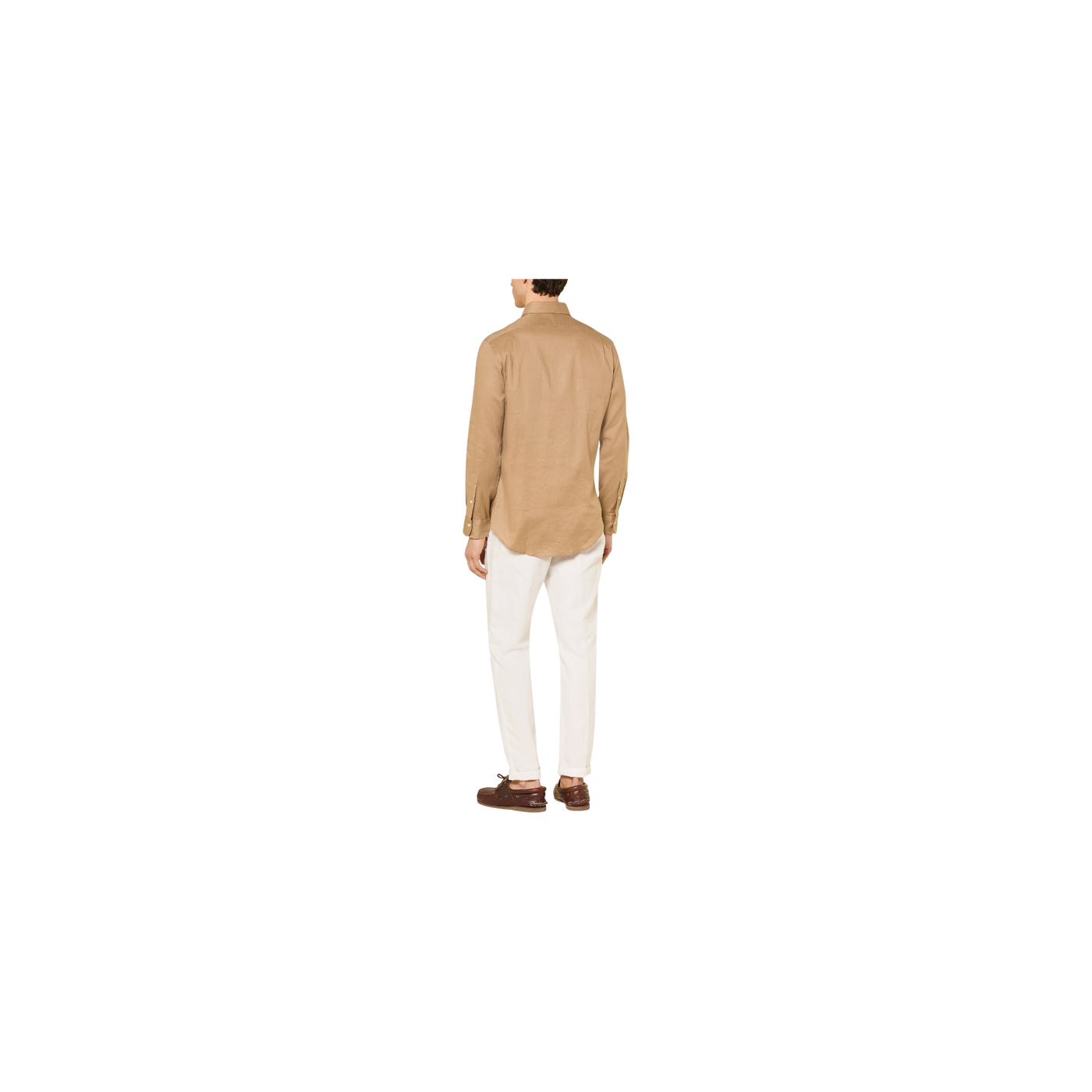 Polo Ralph Lauren Custom Fit Linen Shirt Camel