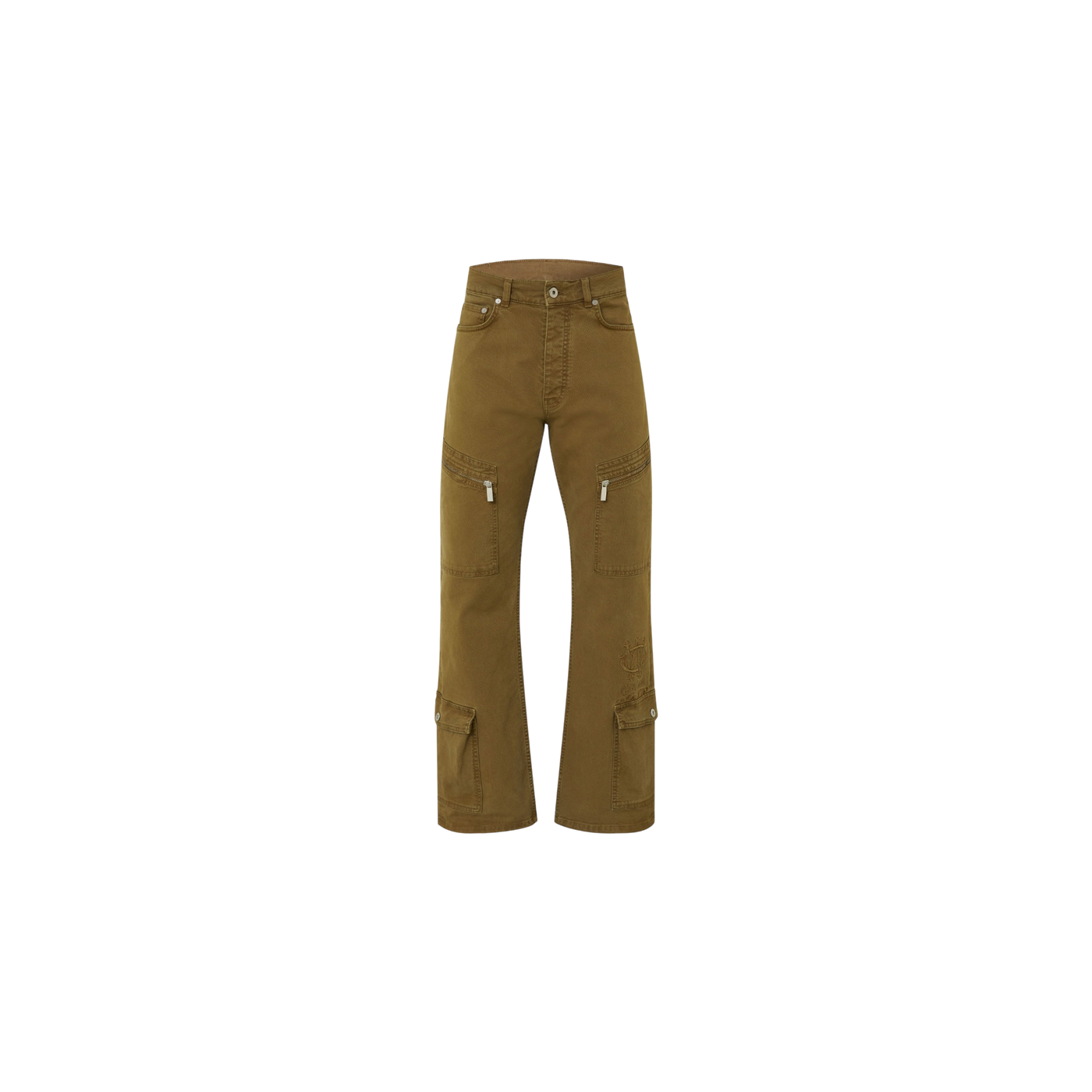 Off-White Gothic Cargo Pants Regular Fit Khaki