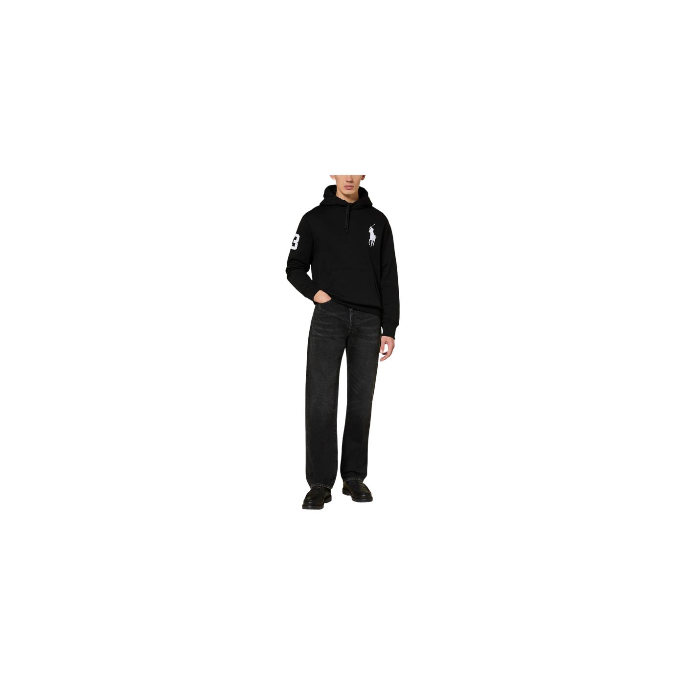 Polo Ralph Lauren Hoodie Black / White