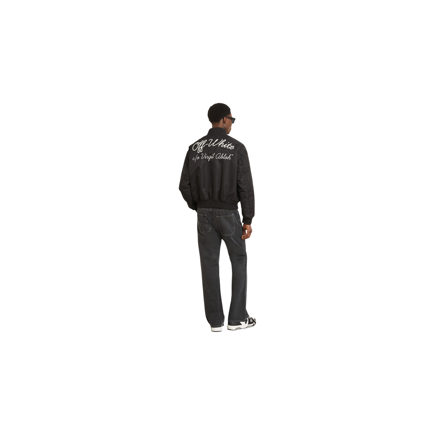 Off-White Half Arrow Slim Relaxed Fit Jeans 0001 Black