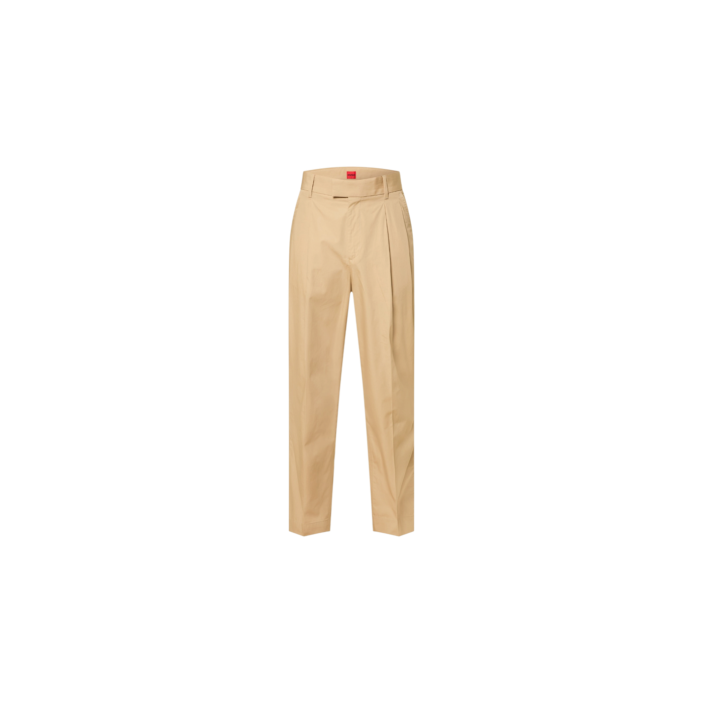 Hugo Celeg Straight Fit Pants Beige