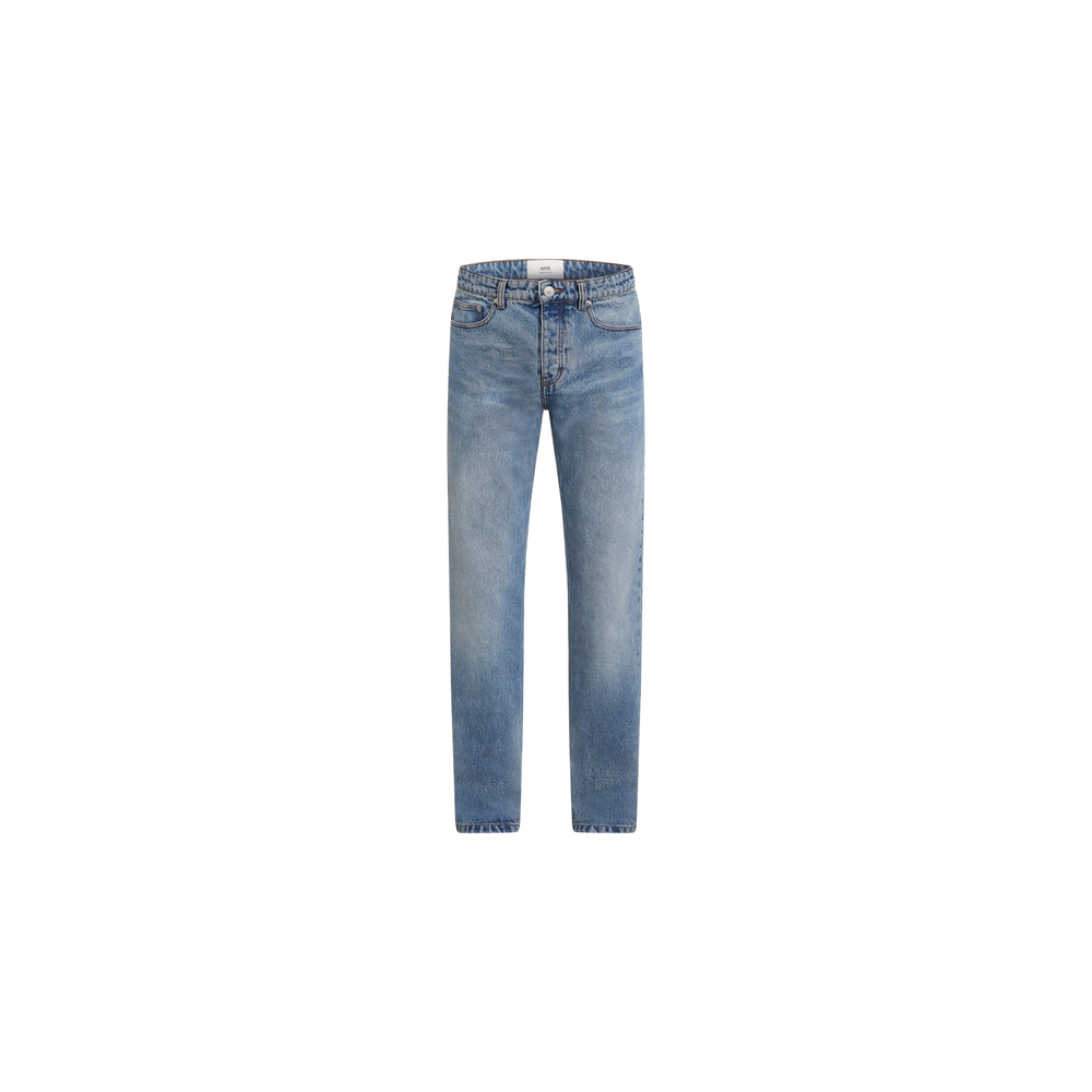 Ami Paris Jeans Classic Fit 480 Used Blue